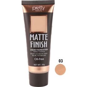 Pretty Beauty No:3 Matte Finish Liquid Yağsız Fondöten