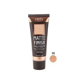 Pretty Beauty No:3 Matte Finish Liquid Yağsız Fondöten