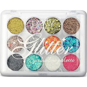 Pretty PB-411 Glitter 12'li Far Paleti