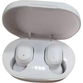 Prettyia 27X15MM A6S Beyaz Kablosuz Bluetooth 5.0 Kulaklık Telefon Stereo Spor için Kulaklık