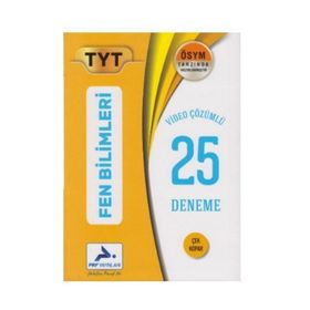 PRF Paraf Yayınları TYT Fen Bilimleri Video Çözümlü 25 Deneme