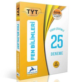 PRF Paraf Yayınları TYT Fen Bilimleri Video Çözümlü 25 Deneme