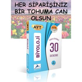 PRF Yayınları AYT Biyoloji Video Çözümlü 30 Deneme
