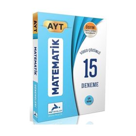 PRF Yayınları AYT Matematik Video Çözümlü 15 Deneme