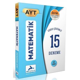 PRF Yayınları AYT Matematik Video Çözümlü 15 Deneme