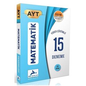 PRF Yayınları AYT Matematik Video Çözümlü 15 Deneme