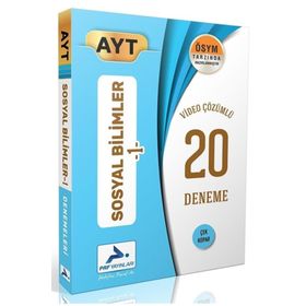 PRF Yayınları AYT Sosyal Bilimler 1 Video Çözümlü 20 Denemesi