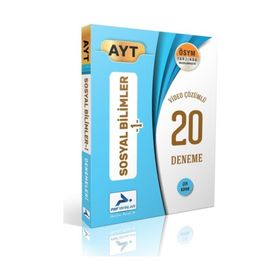 PRF Yayınları AYT Sosyal Bilimler 1 Video Çözümlü 20 Denemesi