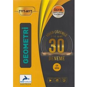 PRF Yayınları TYT AYT Geometri Video Çözümlü 30 Deneme