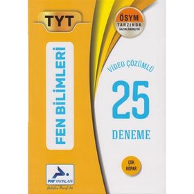 PRF Yayınları TYT Fen Bilimleri Video Çözümlü 25 Deneme
