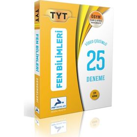 PRF Yayınları TYT Fen Bilimleri Video Çözümlü 25 Deneme