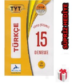 PRF Yayınları TYT Türkçe Video Çözümlü 15 Deneme