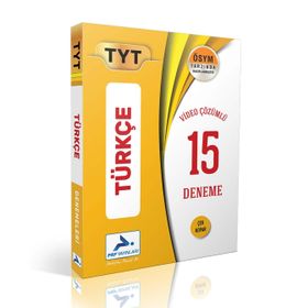 PRF Yayınları TYT Türkçe Video Çözümlü 15 Deneme