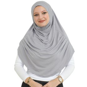 Prien Khimar Gri Uzun Kadın Şal