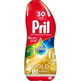 Pril Gold Jel Yağ Çözücü 30 Yıkama Bulaşık Makinesi Deterjanı