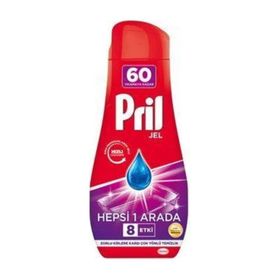 Pril Hepsi Bir Arada 60 Yıkama 1080 ml Bulaşık Jel Deterjan