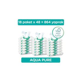 Prima 18x48'li Aqua Pure Islak Havlu Mendil
