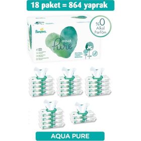 Prima 18x48'li Aqua Pure Islak Havlu Mendil