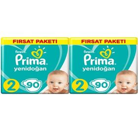 Prima Aktif Bebek No:2 Mini 180 Adet Bebek Bezi