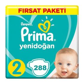 Prima Aktif Bebek No:2 Mini 288 Adet Bebek Bezi