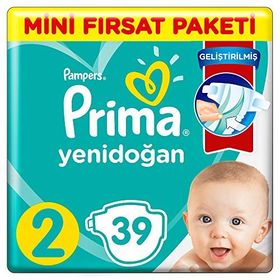 Prima Aktif Bebek No:2 Mini 39 Adet Bebek Bezi