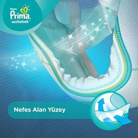 Prima Aktif Bebek No:4+ Maxi Plus 52 Adet Bebek Bezi