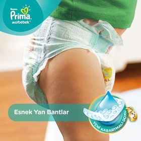 Prima Aktif Bebek No:4+ Maxi Plus 52 Adet Bebek Bezi