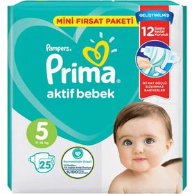 Prima Aktif Bebek No:5 Junior 25 Adet Bebek Bezi
