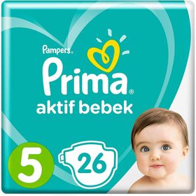 Prima Aktif Bebek No:5 Junior 26 Adet Bebek Bezi