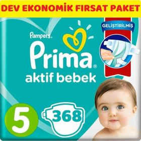 Prima Aktif Bebek No:5 Junior 368 Adet Bebek Bezi