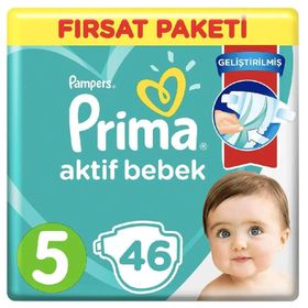 Prima Aktif Bebek No:5 Junior 46 Adet Bebek Bezi