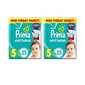 Prima Aktif Bebek No:5 Junior 50 Adet Bebek Bezi