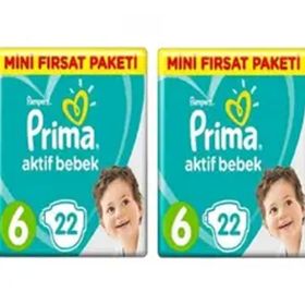 Prima Aktif Bebek No:6 XLarge 44 Adet Bebek Bezi