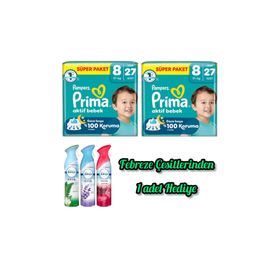 Prima Aktif Bebek No:8 XXXLarge 54 Adet Bebek Bezi