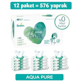Prima Aqua Pure 48x12'li 576 Yaprak Islak Havlu