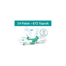 Prima Aqua Pure 48x14'lü 672 Yaprak Islak Havlu