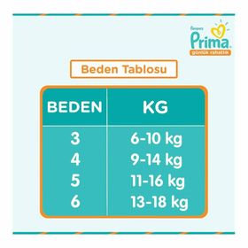 Prima Günlük Rahatlık No:4 Maxi 162 Adet Bebek Bezi