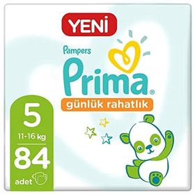 Prima Günlük Rahatlık No:5 Junior 84 Adet Bebek Bezi