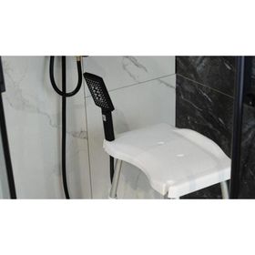 Prima Nova Apollo Duşlu Beyaz Banyo Taburesi