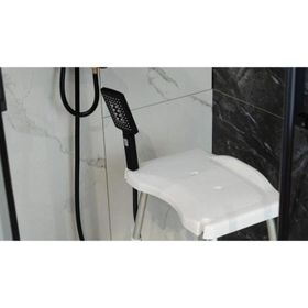 Prima Nova Apollo Duşlu Beyaz Banyo Taburesi