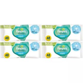 Prima Pampers Harmonie Aqua Pure 4x48 192 Yaprak Islak Mendil