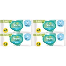 Prima Pampers Harmonie Aqua Pure 4x48 192 Yaprak Islak Mendil