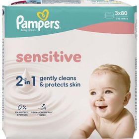Prima Pampers Sensitive 3x80 Yaprak Islak Mendil