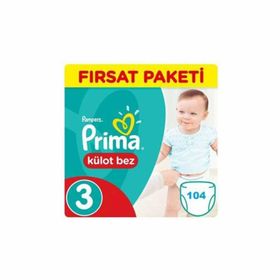 Prima Pants No:3 Midi 104 Adet Külot Bebek Bezi