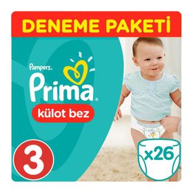 Prima Pants No:3 Midi 26 Adet Külot Bebek Bezi