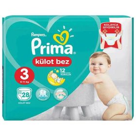 Prima Pants No:3 Midi 28 Adet Külot Bebek Bezi