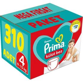Prima Pants No:4 Maxi 310 Adet Külot Bebek Bezi