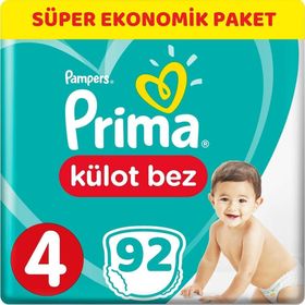 Prima Pants No:4 Maxi 92 Adet Külot Bebek Bezi