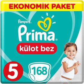 Prima Pants No:5 Junior 168 Adet Külot Bebek Bezi
