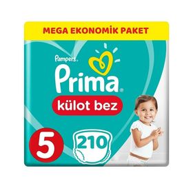 Prima Pants No:5 Junior 210 Adet Külot Bebek Bezi